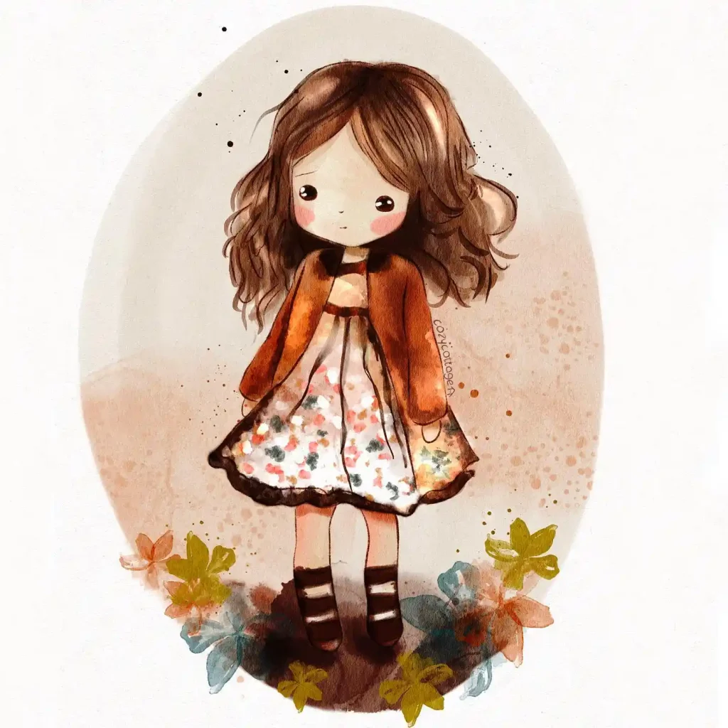 Watercolor Girl 26