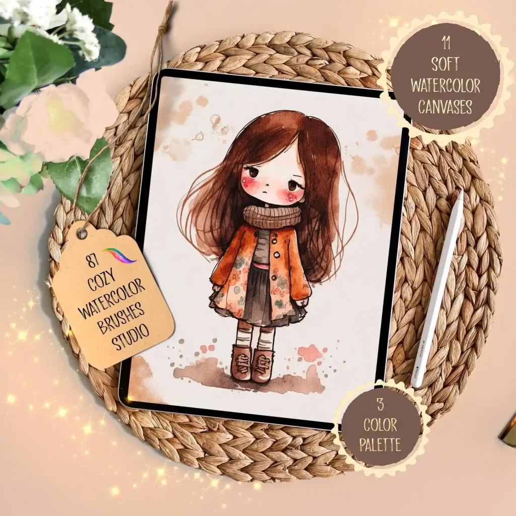 Watercolor Girl 27