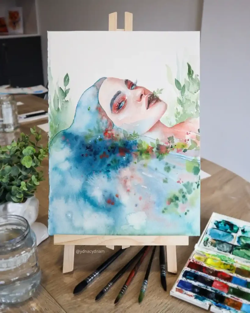 Watercolor Girl 28