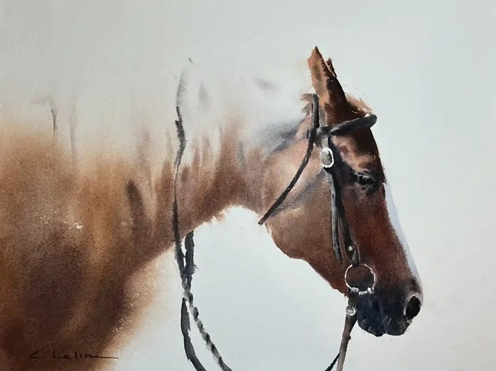 Watercolor Horse 1