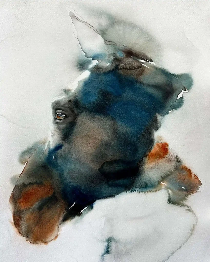 Watercolor Horse 11