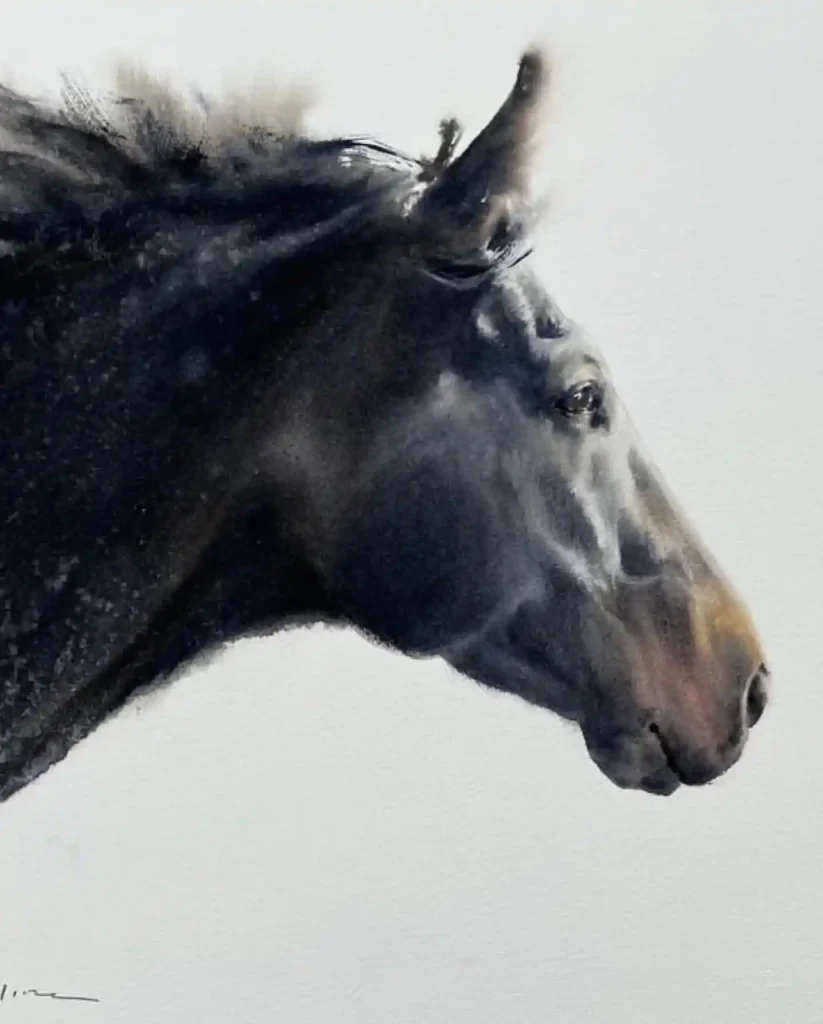 Watercolor Horse 14
