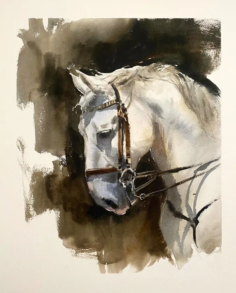 Watercolor Horse 16