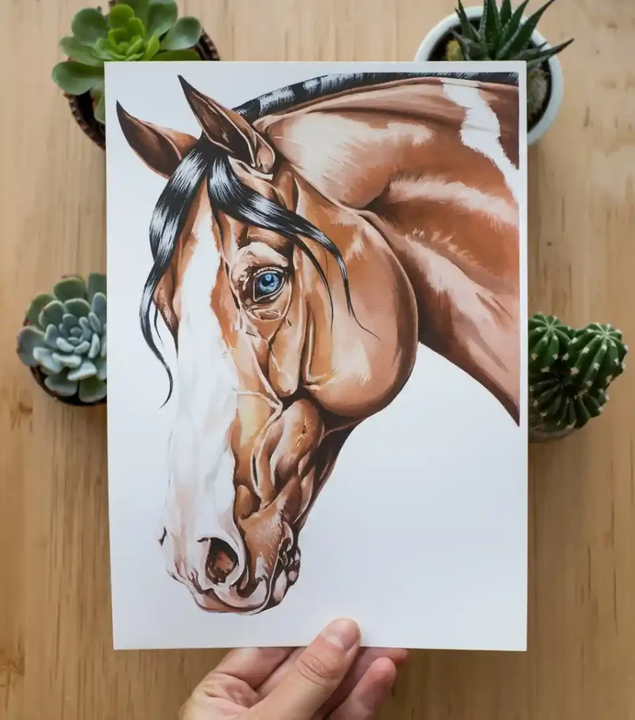 Watercolor Horse 2