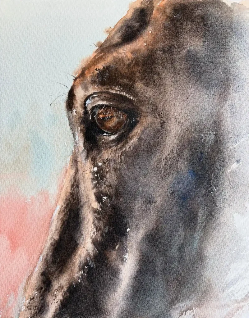 Watercolor Horse 24