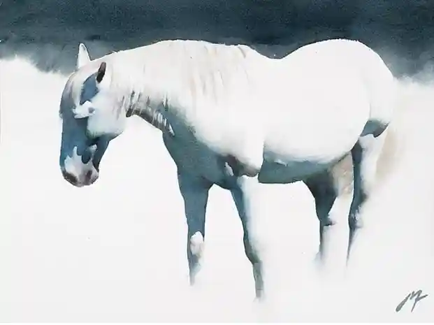 Watercolor Horse 25