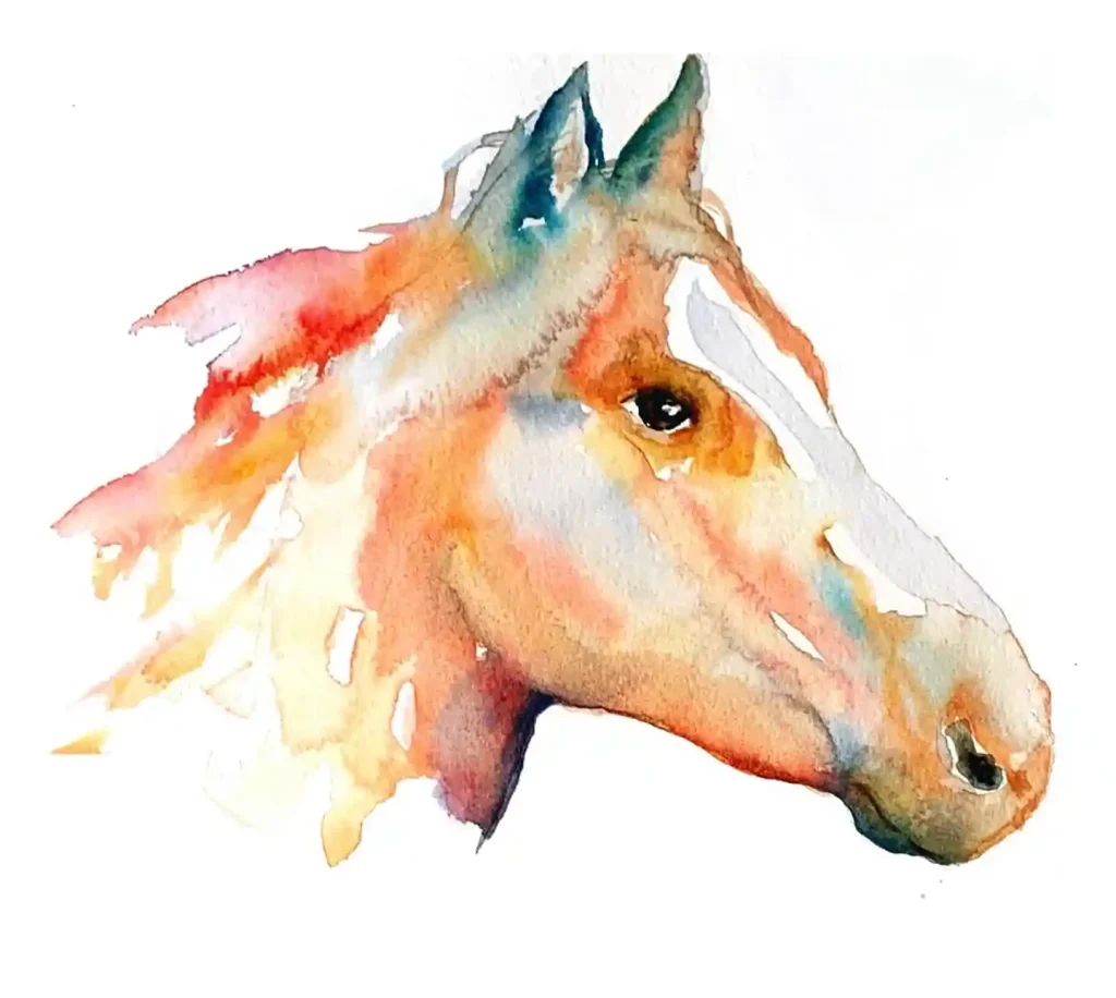 Watercolor Horse 30