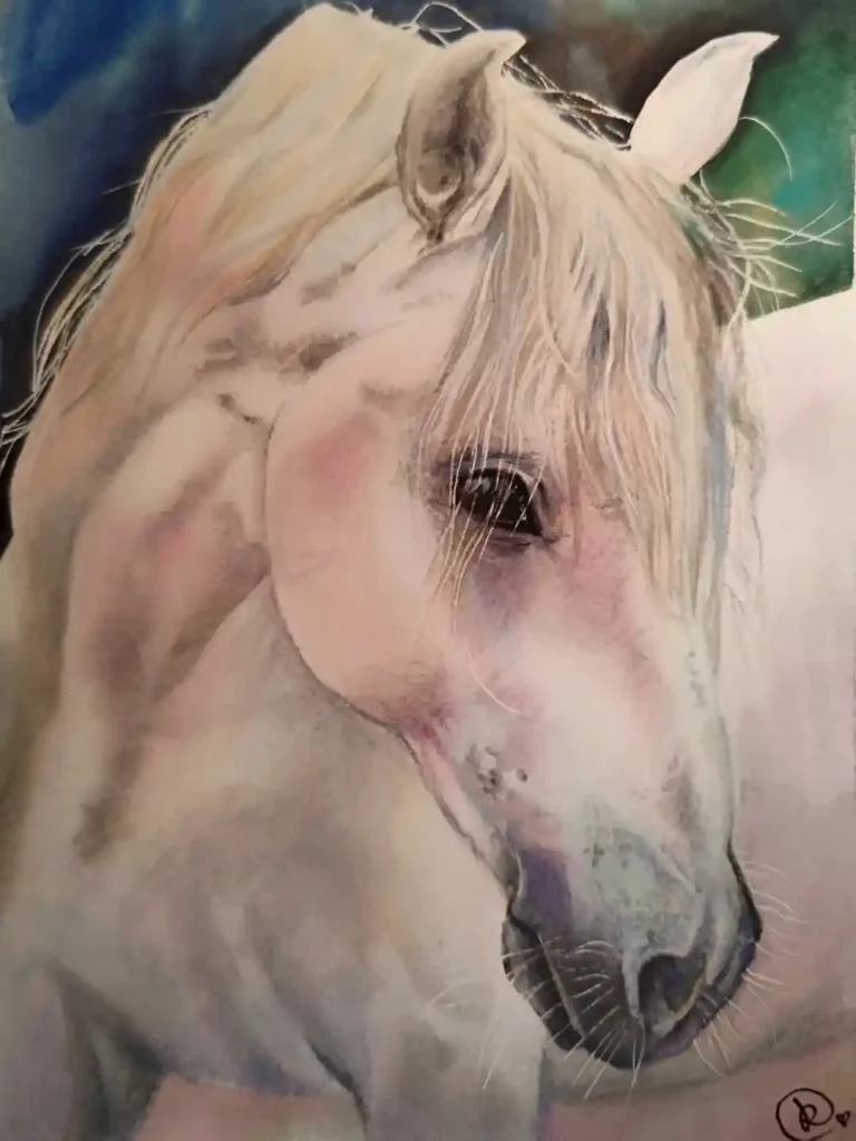 Watercolor Horse 8