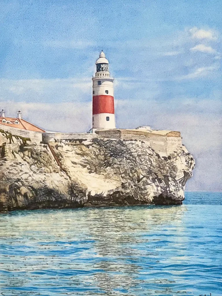 Watercolor Lighthouse 6