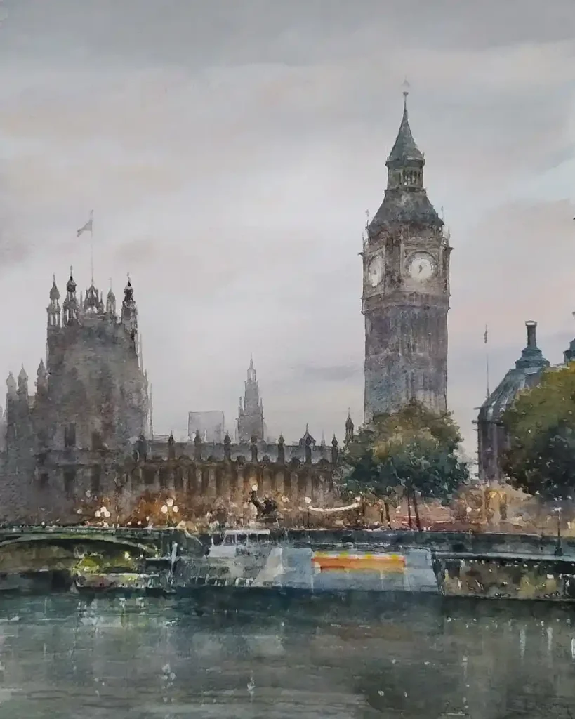 Watercolor London 1