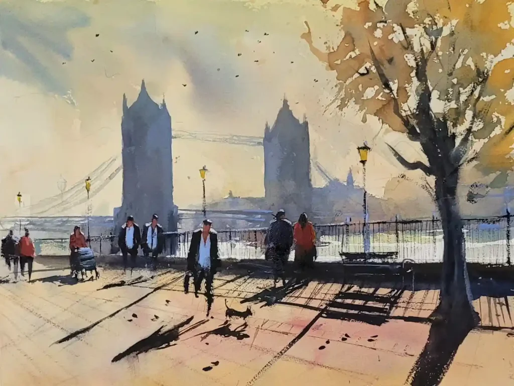 Watercolor London 10