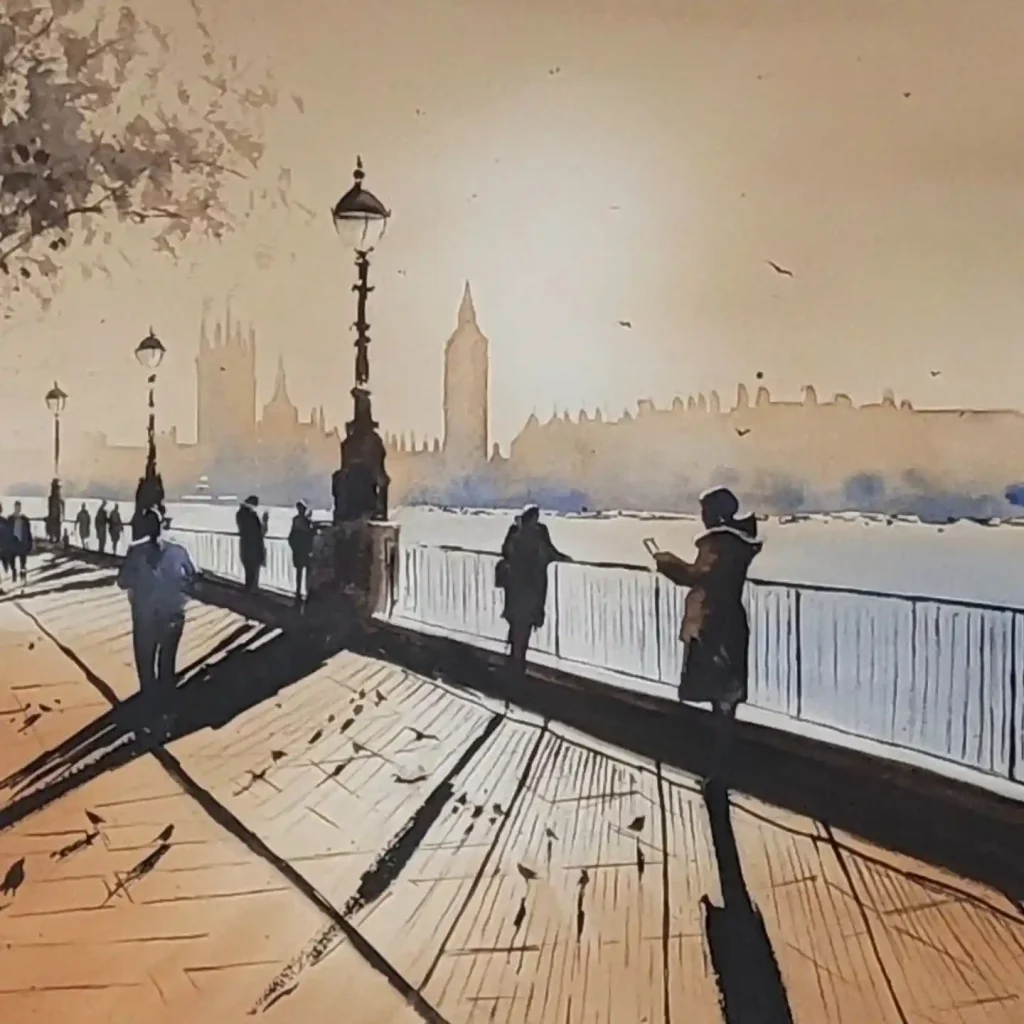 Watercolor London 12