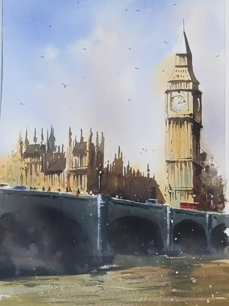 Watercolor London 13