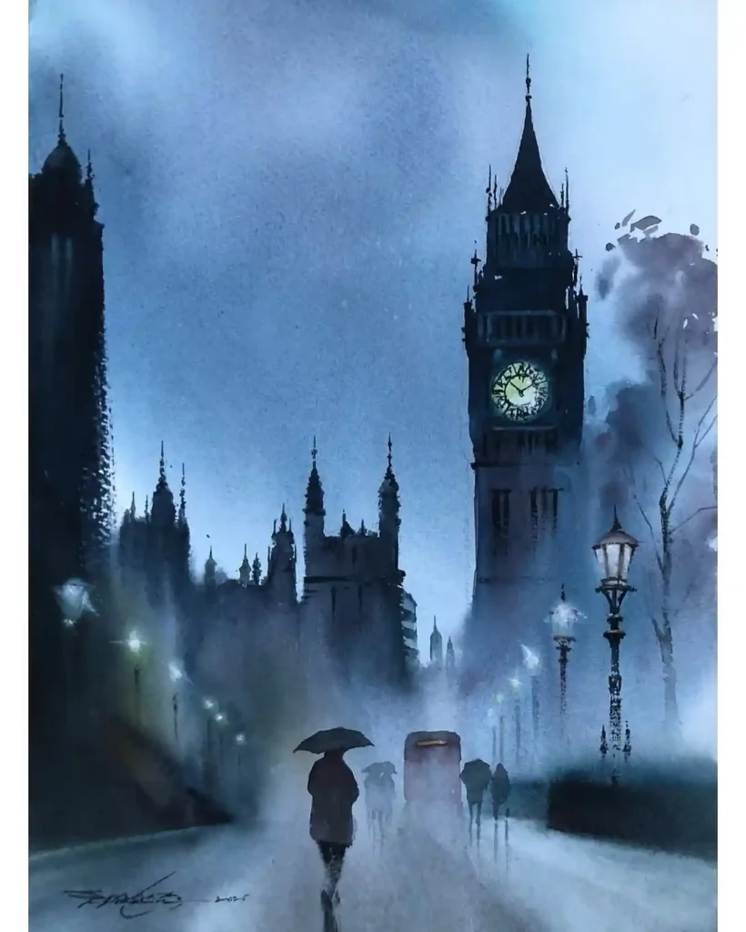 Watercolor London 19