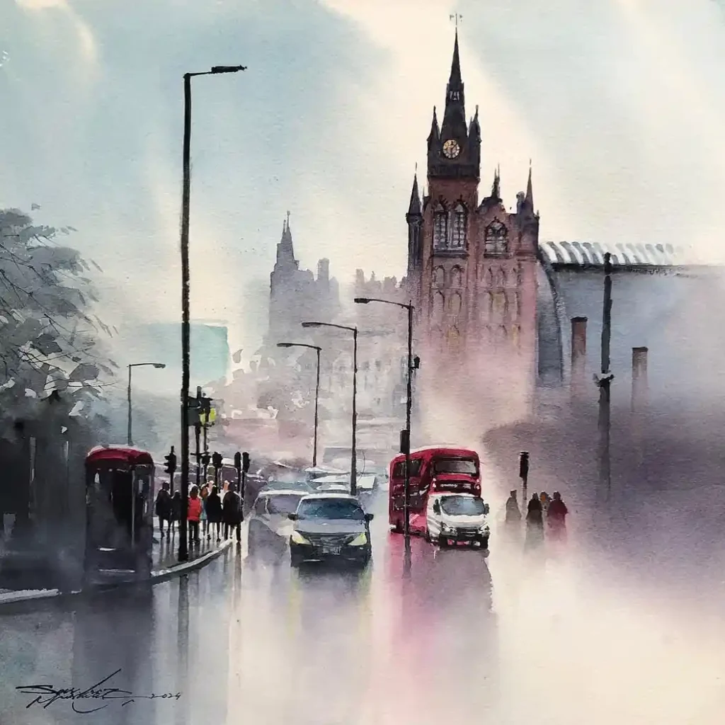 Watercolor London 21