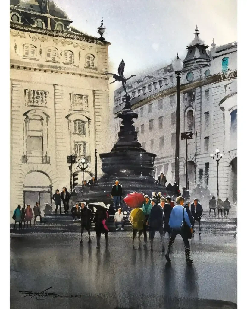 Watercolor London 22