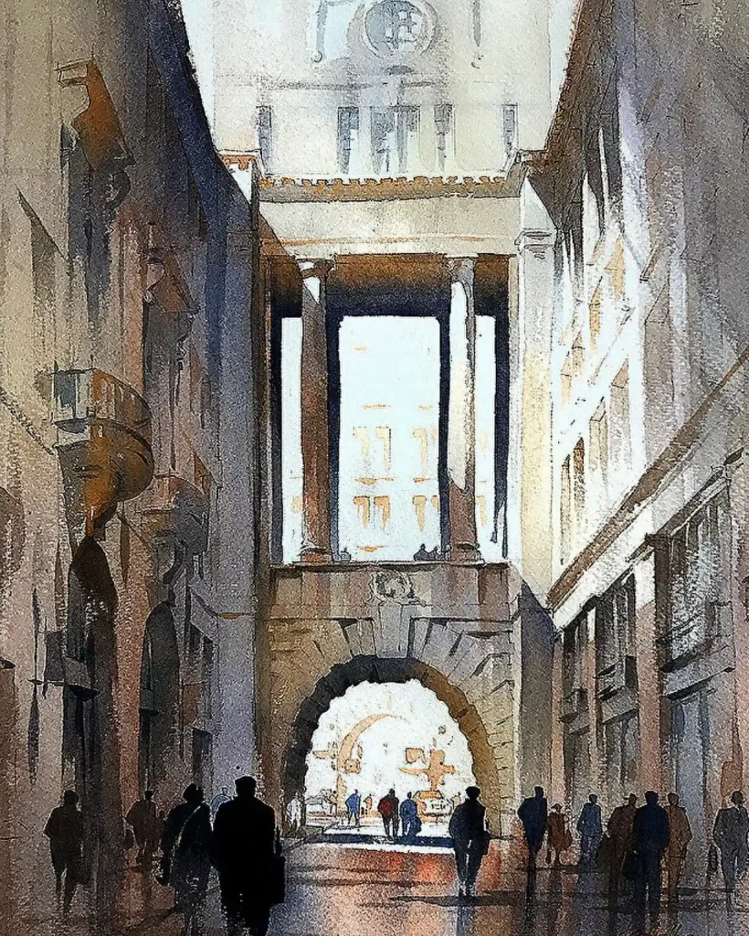 Watercolor London 24