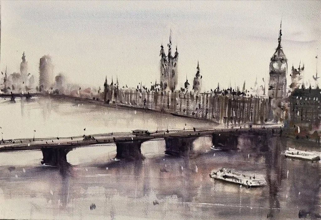 Watercolor London 5