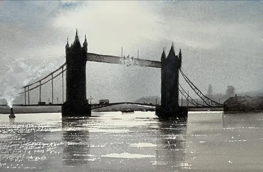 Watercolor London 7