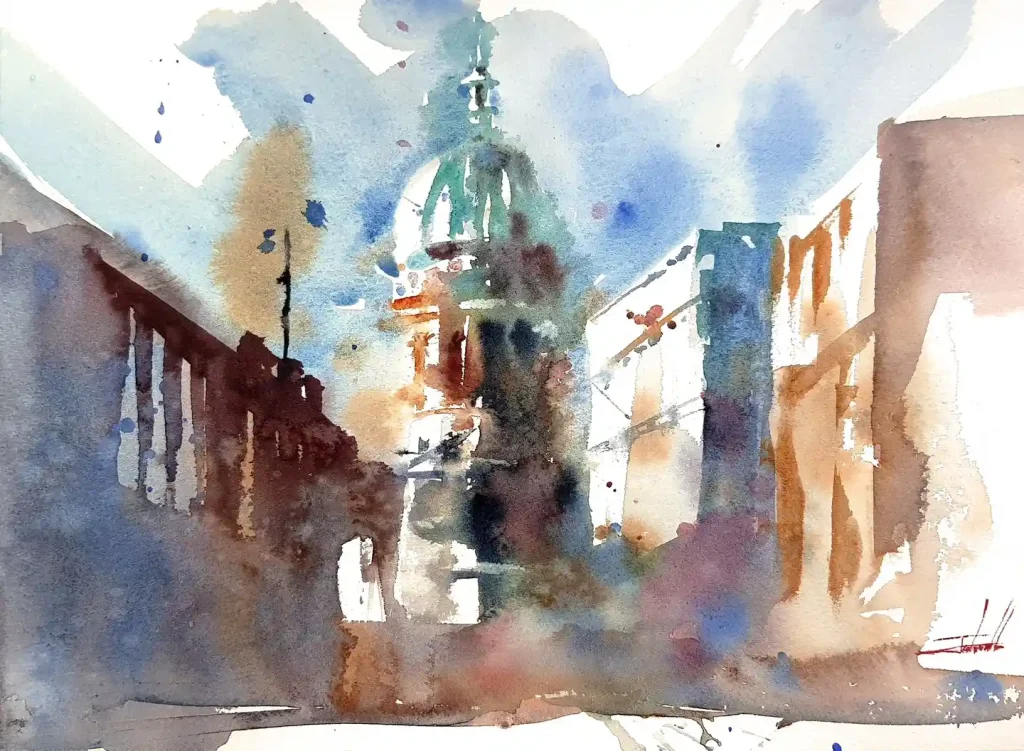 Watercolor London 8