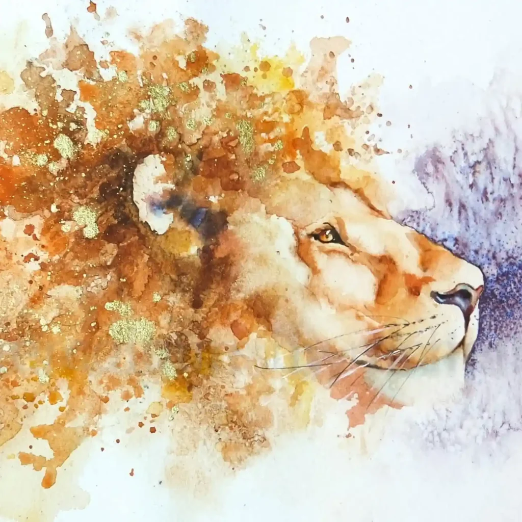 Capturing Majesty: Dive into 29 Watercolor Lion Drawing Ideas
