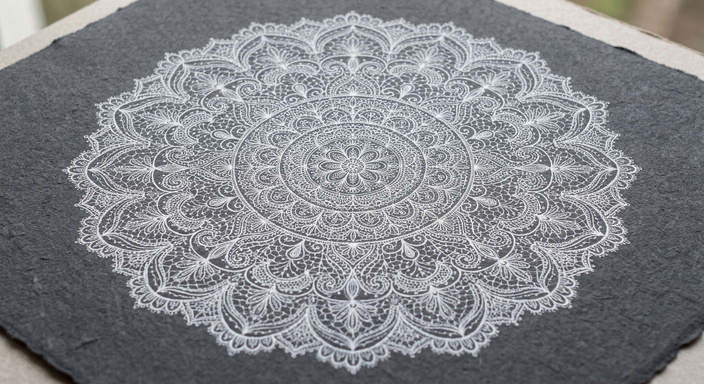 Lace-Like Detailed Mandala