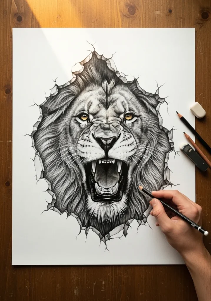 30 3D Pencil Art Tutorial Ideas to Practice Depth and Shading
