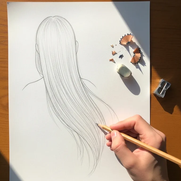 40 Hair Drawing Techniques for Beginners and the Draw-the-Gaps Rule