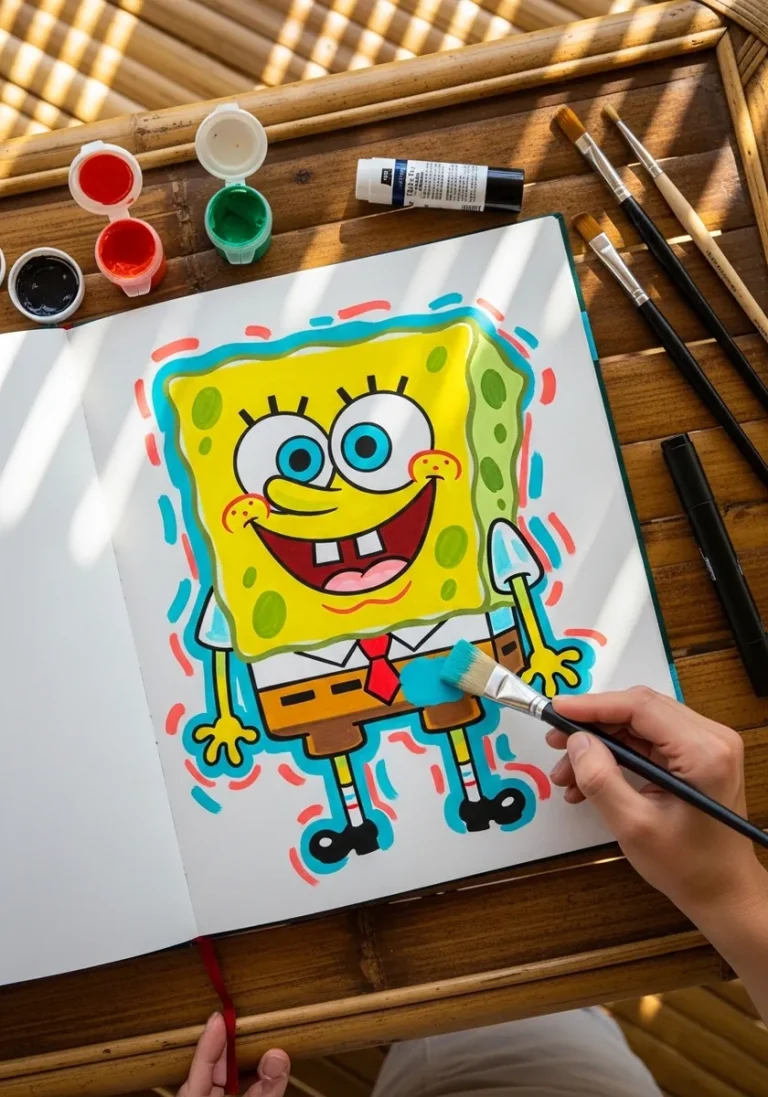 29 SpongeBob Drawing Ideas and the Square Corner Rule