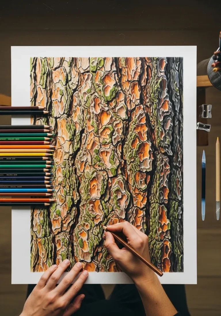 30 Tree Bark Texture Drawing Ideas and Why Bark Cracks