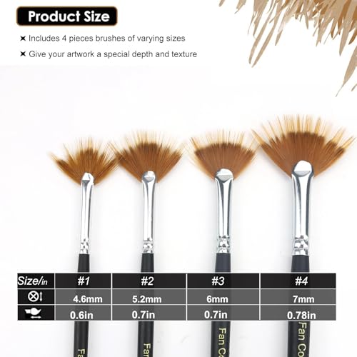 Split fan bristles laying down several fine parallel fur strokes at once