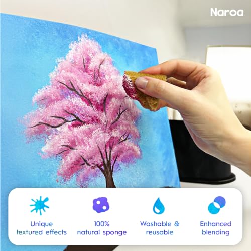 Irregular natural sponge pores that print foam and cloud texture onto watercolor paper