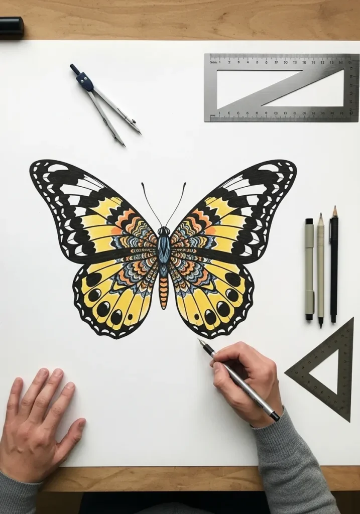 30 Butterfly Wing Patterns to Draw From Monarch Veins to Morpho Blue