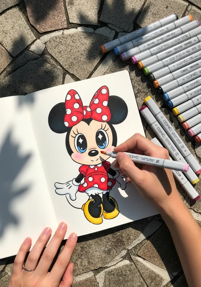 19 Minnie Mouse Drawing Ideas and the Three-Circle Rule