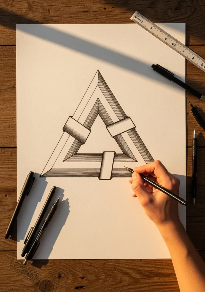31 Optical Illusion Drawing Ideas and Why Each One Fools You