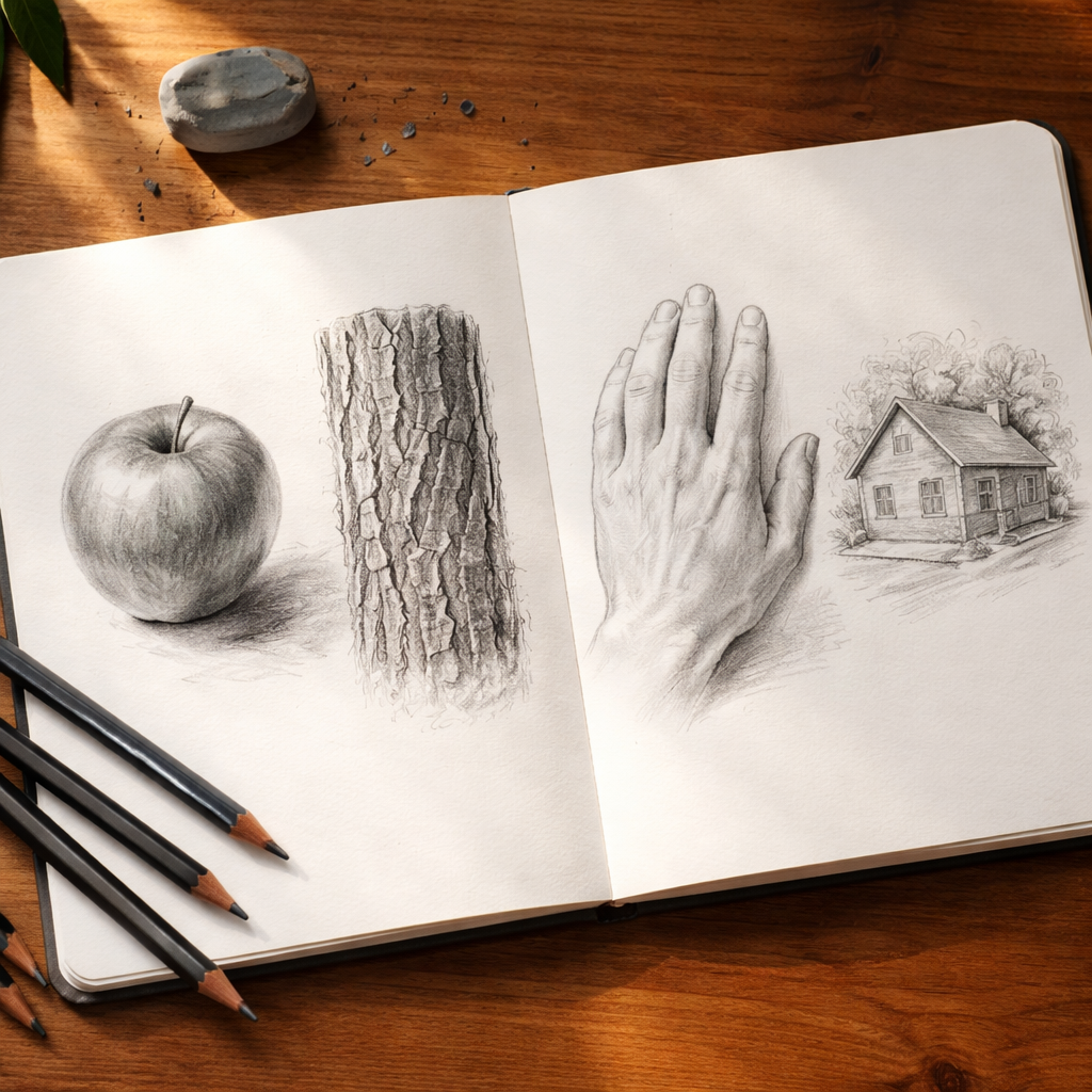 Drawing Ideas: What to Draw and the Order to Learn It