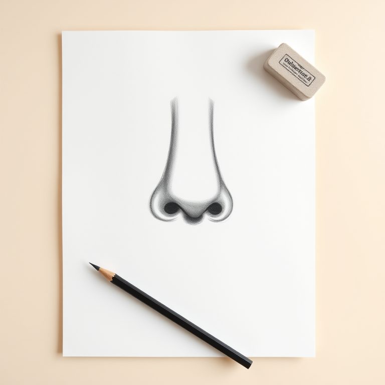 How to Draw a Nose: 3 Steps From Circle to Shadow