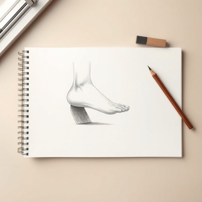 How to Draw Feet: The Wedge Comes First
