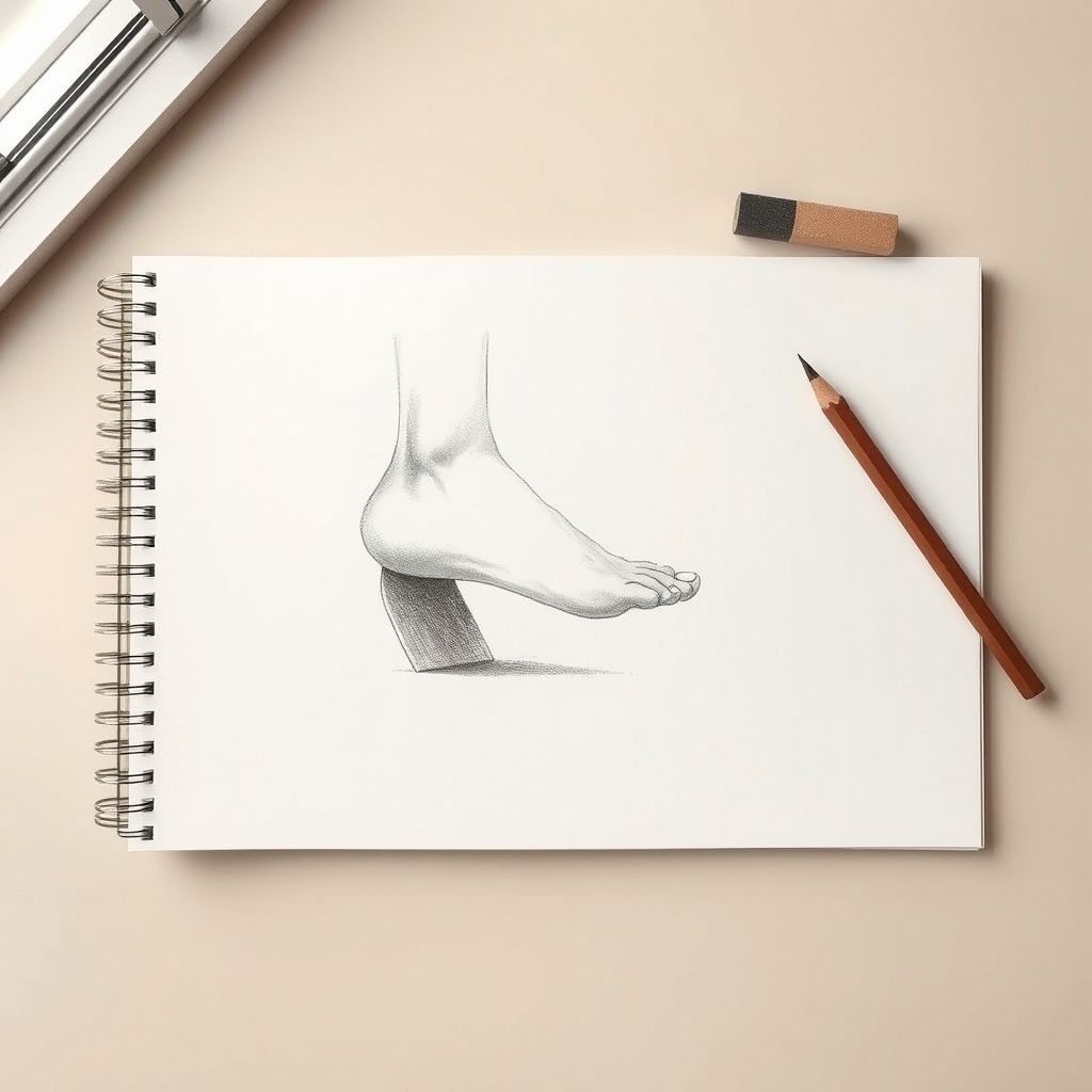 How to Draw Feet: The Wedge Comes First