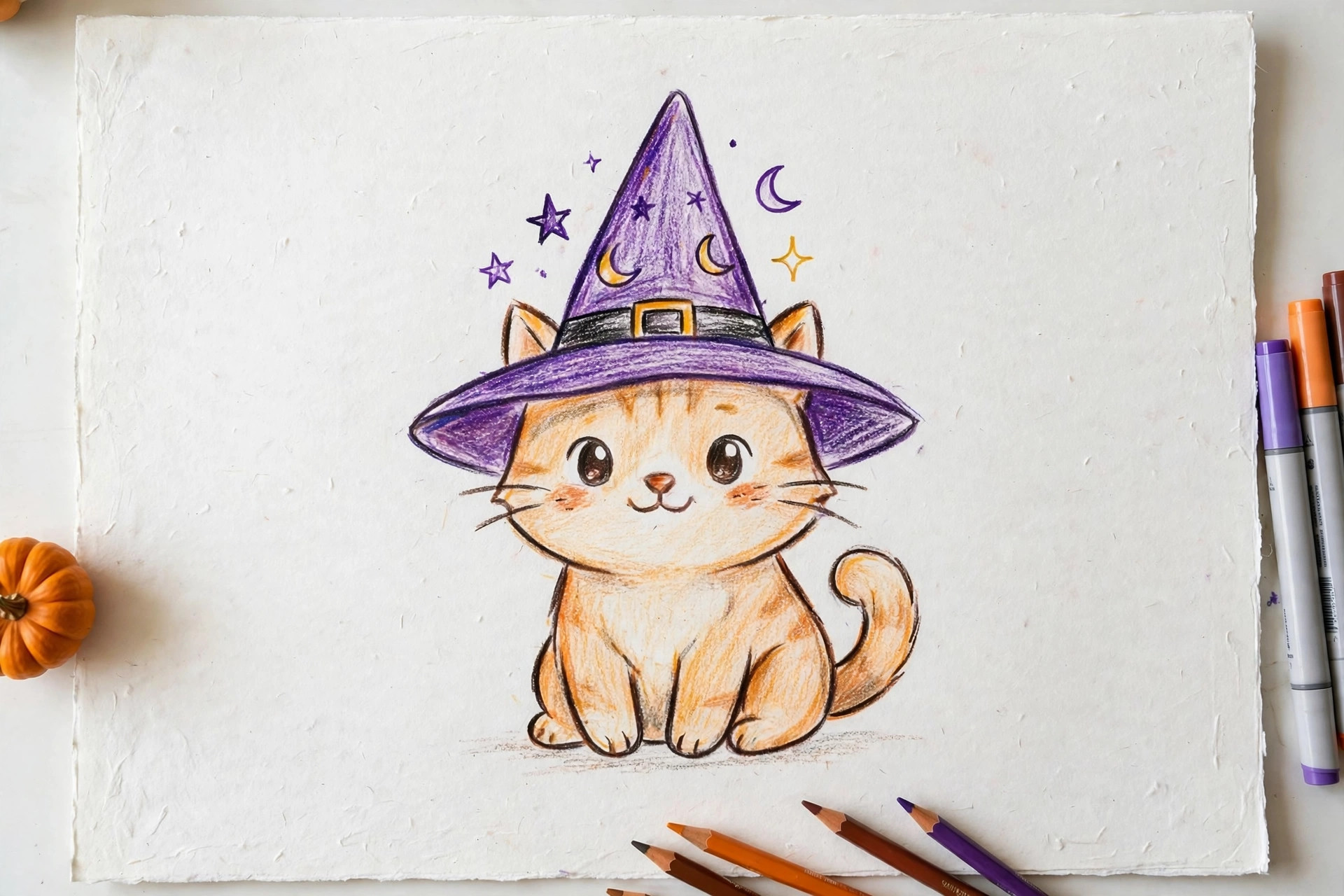 Cat in a Witch Hat