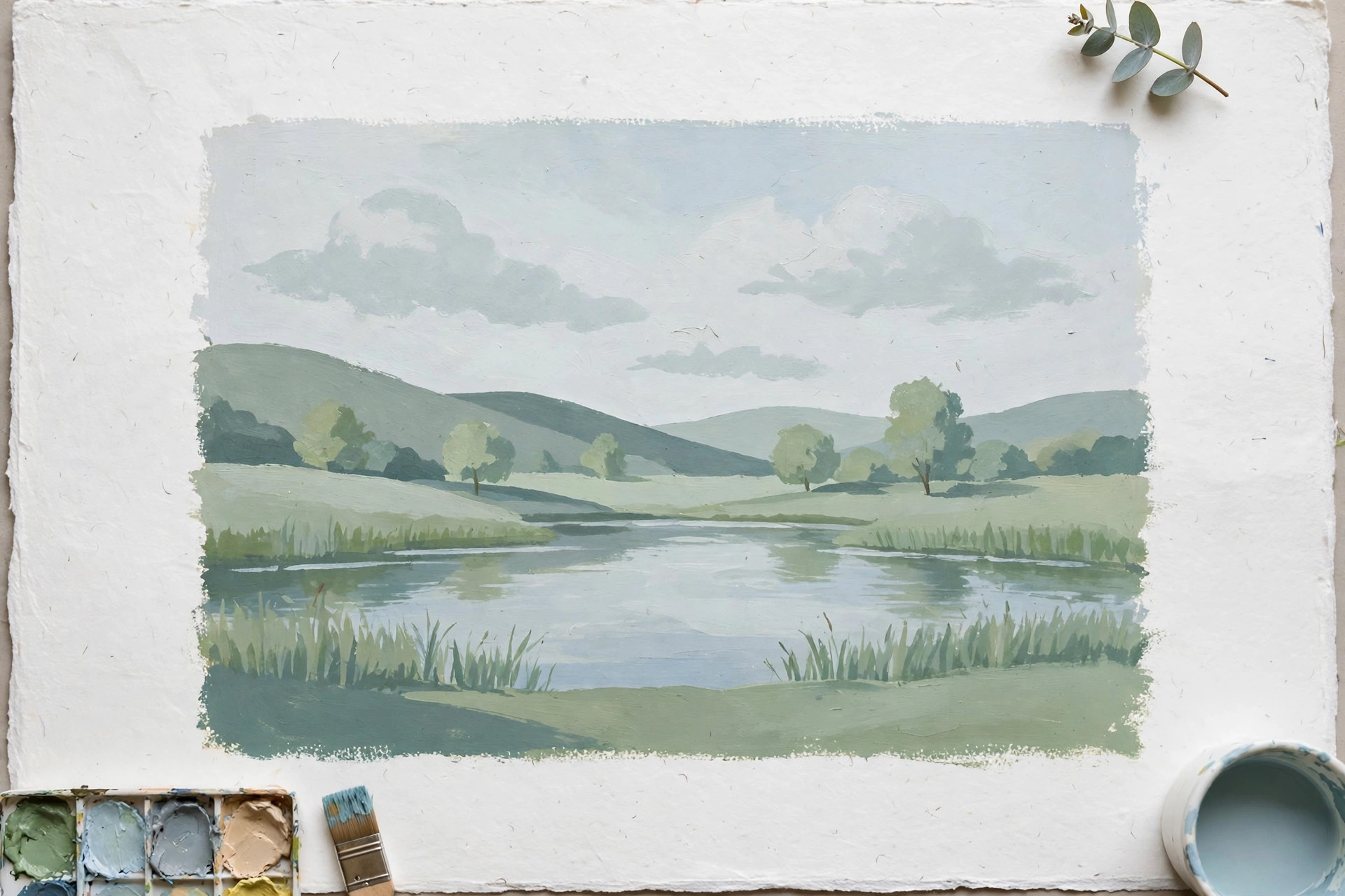 Gouache: Calm, Flat, and Forgiving