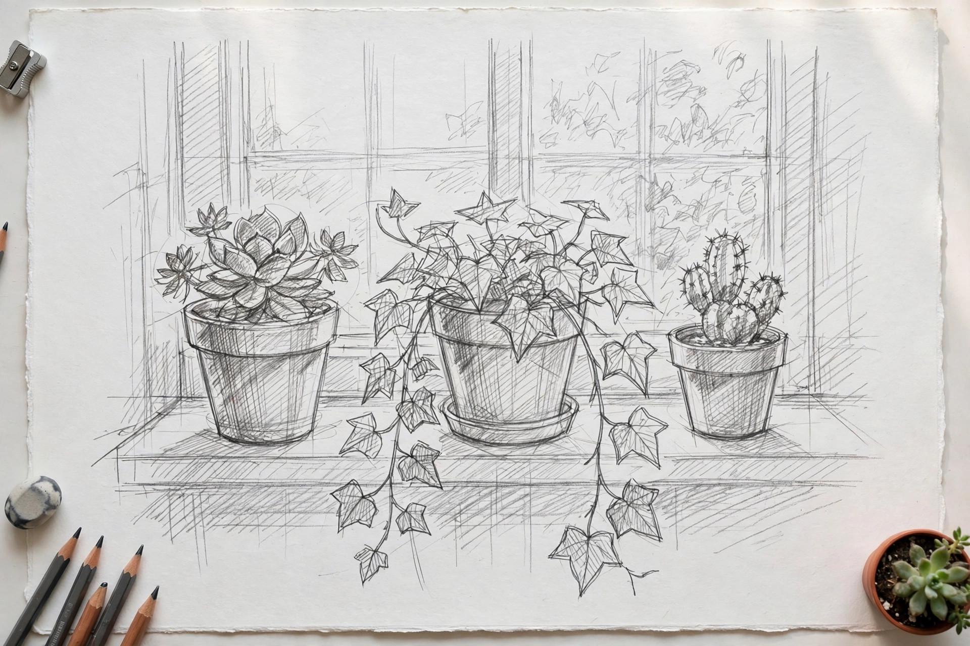 Windowsill plants