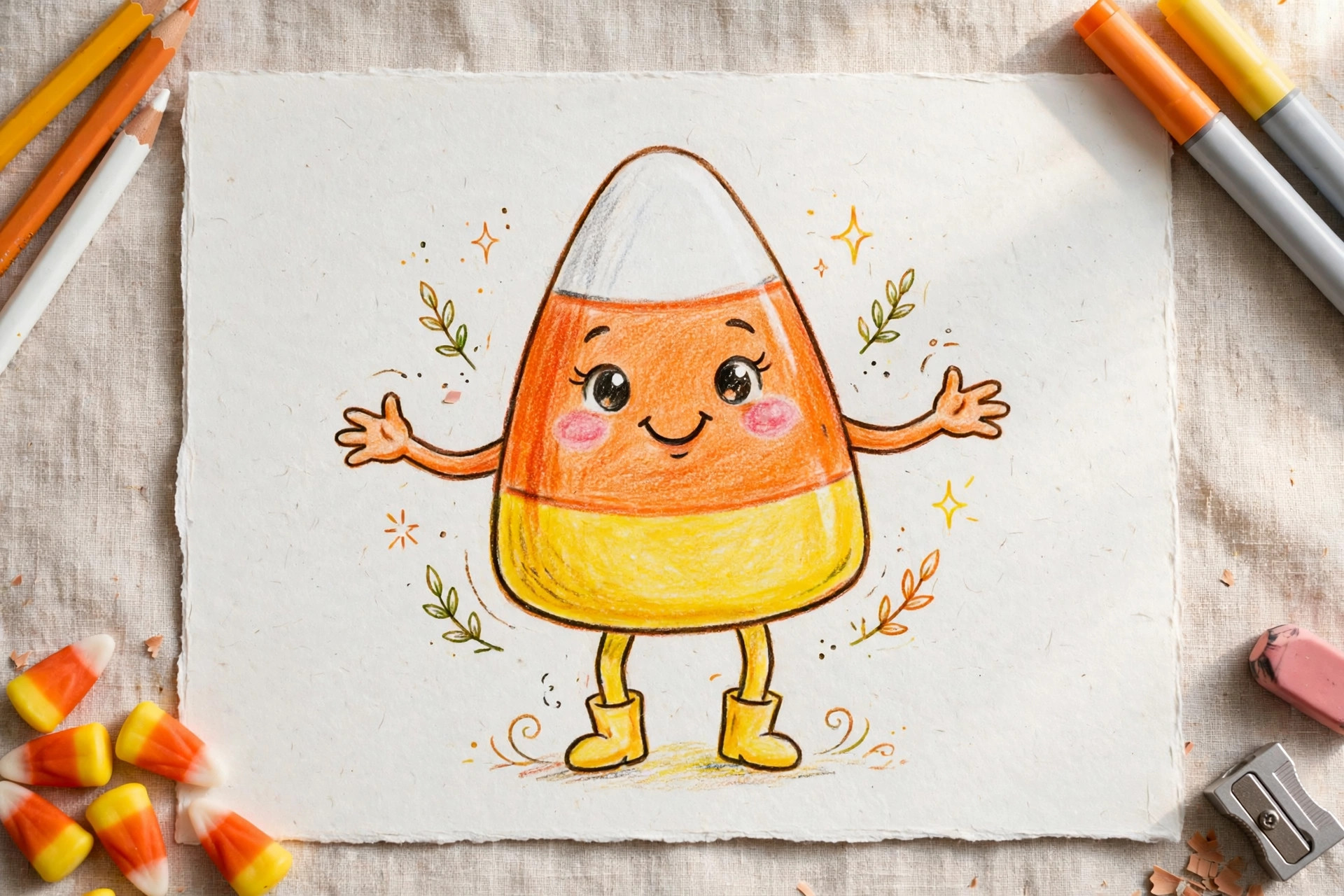 Candy Corn Character