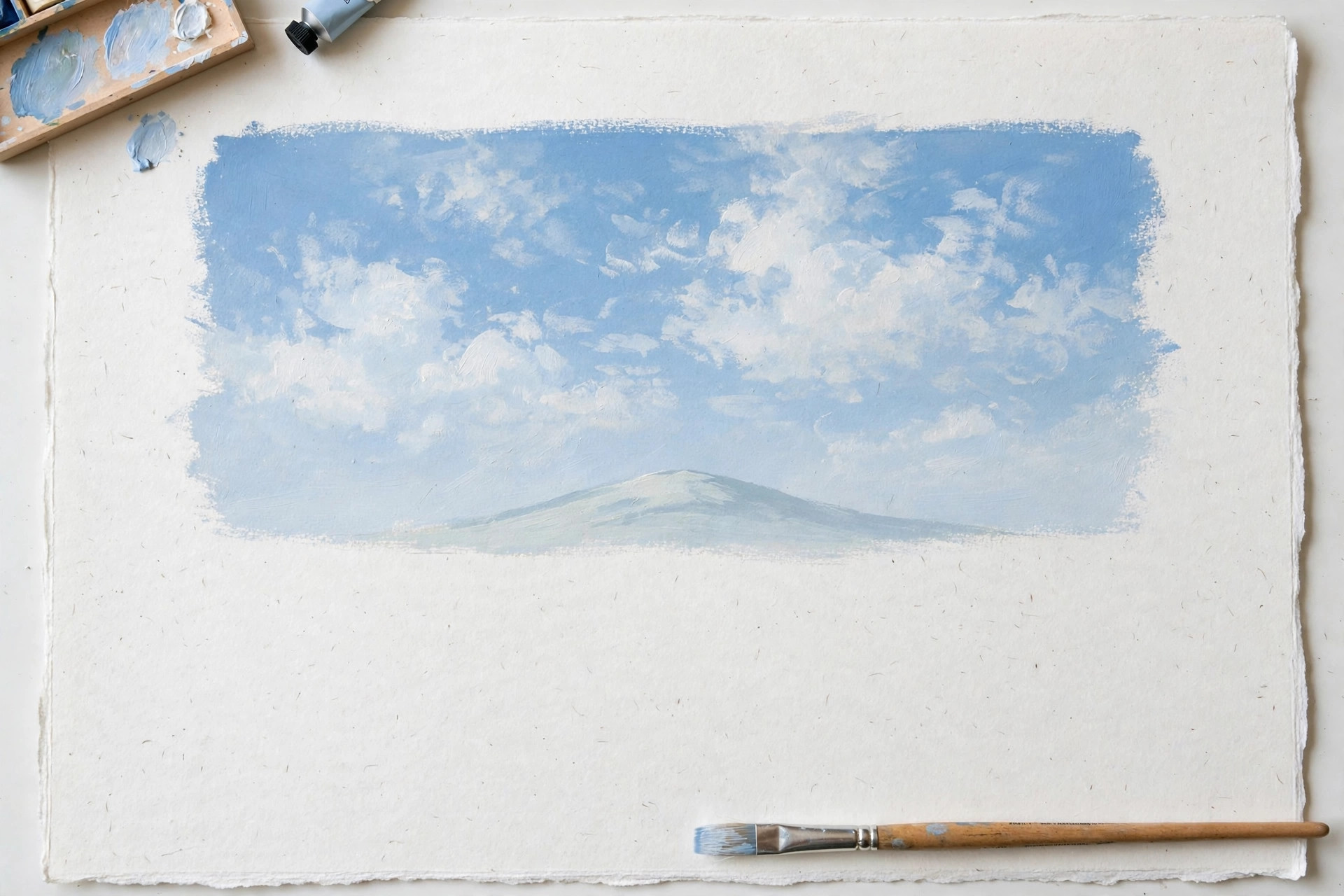 Add the far hill