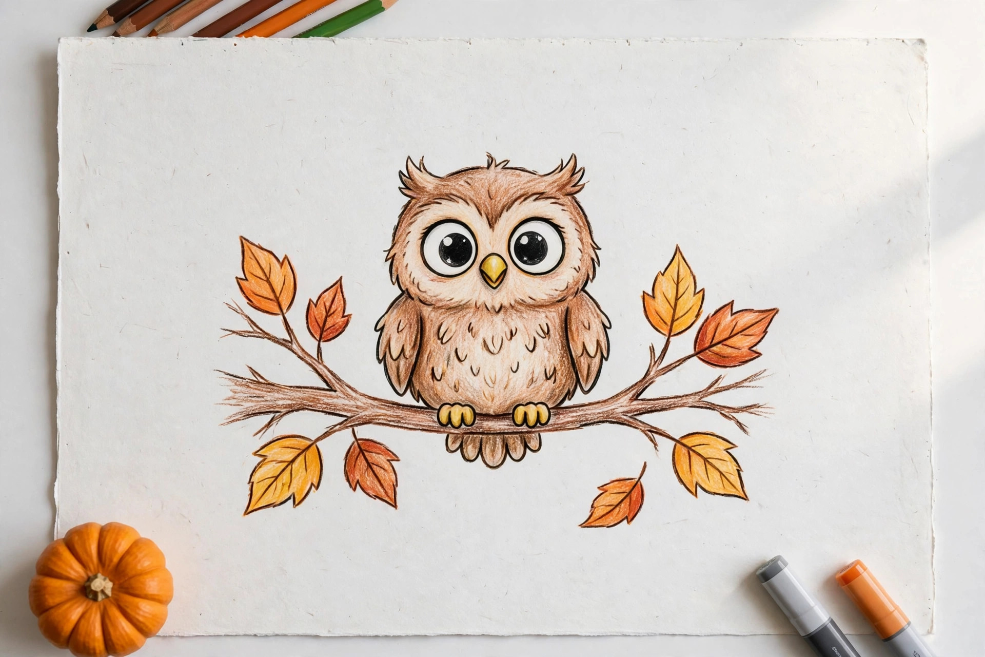 Owl on a Branch