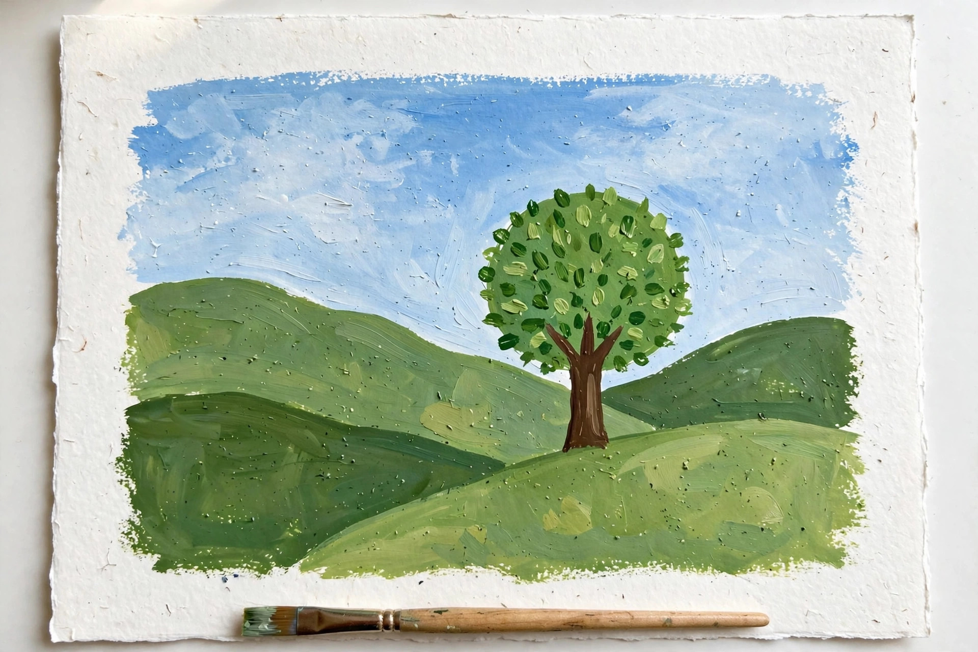 Paint a simple tree