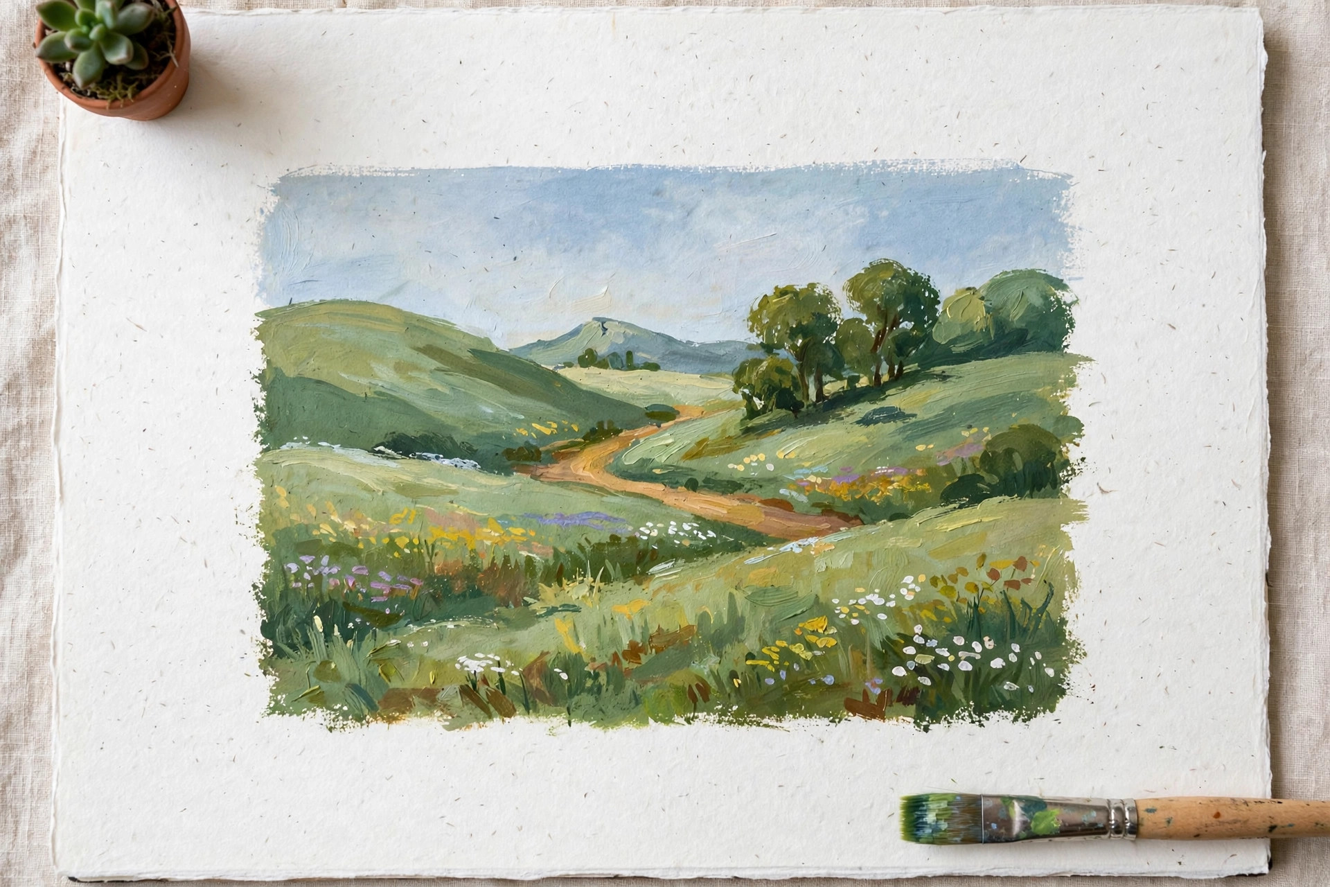 Paint small and often
