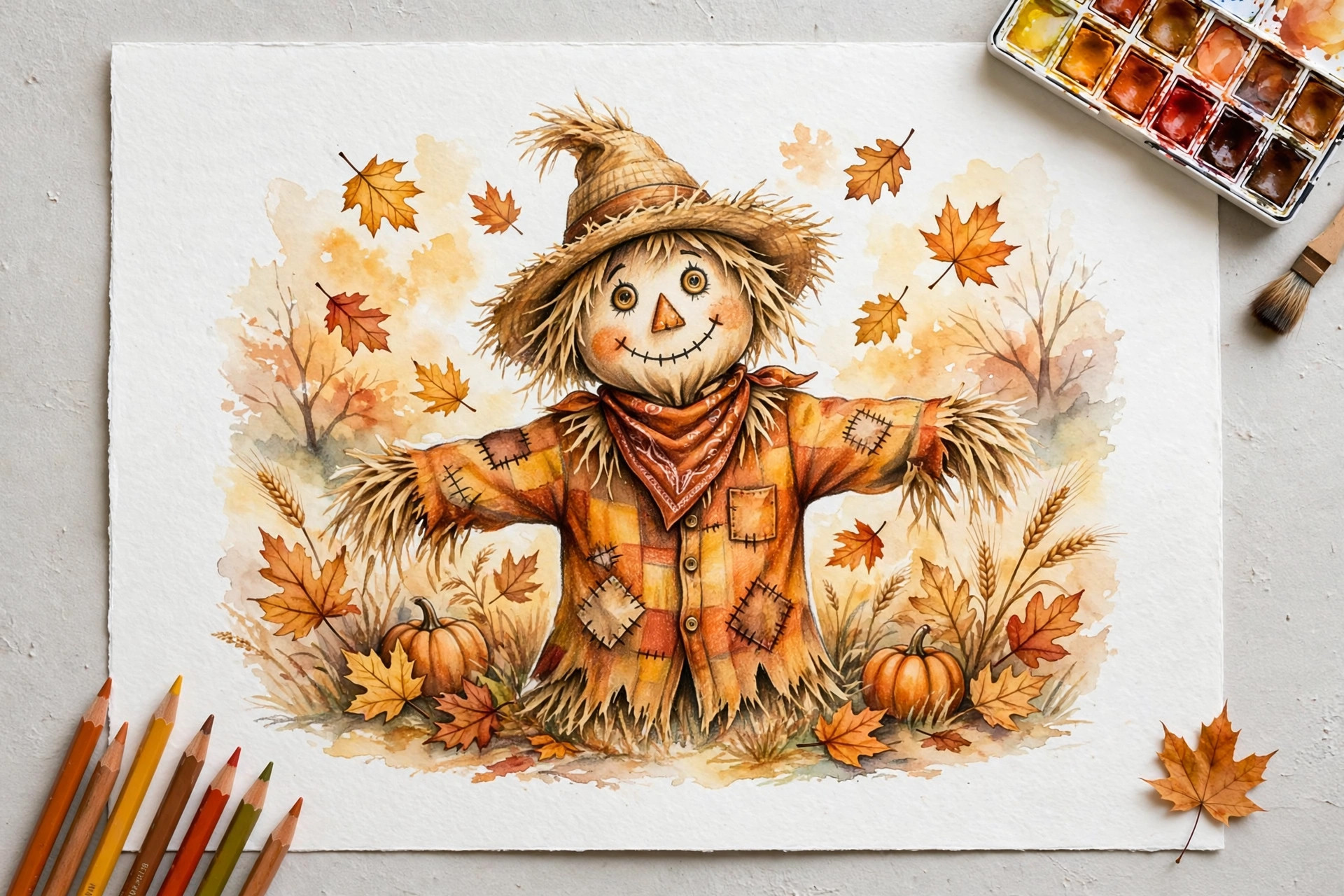 A scarecrow