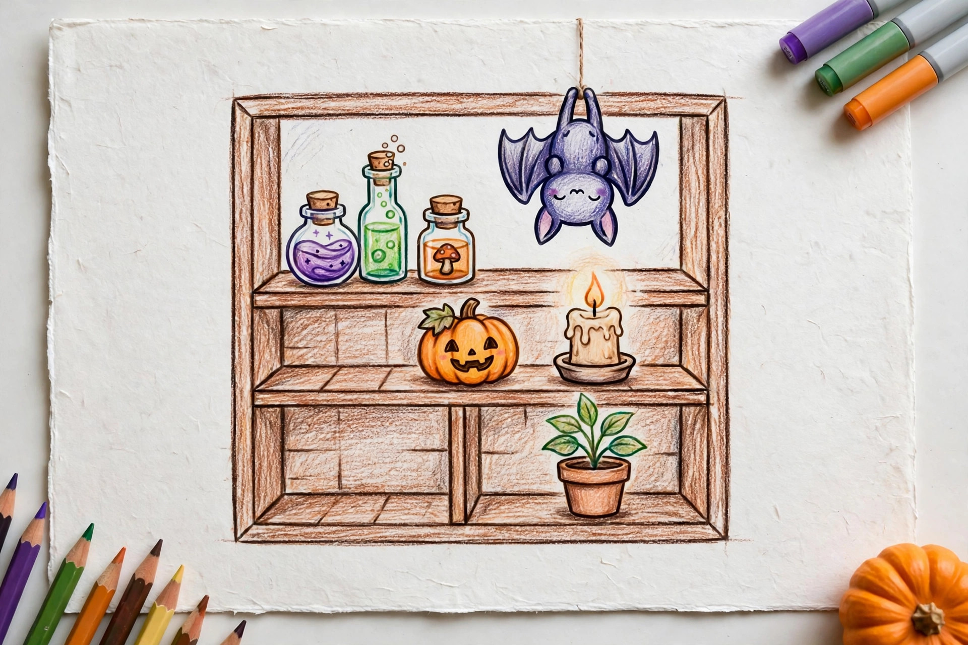 Witch's Kitchen Shelf