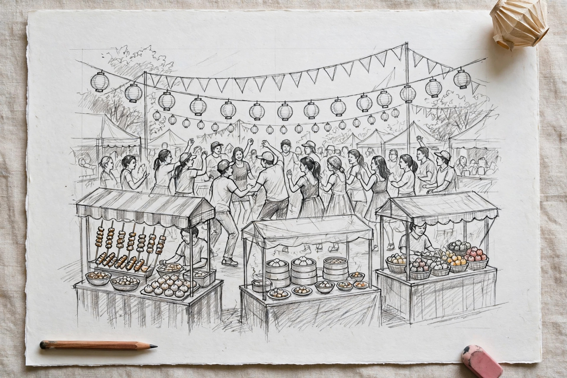 A festival scene